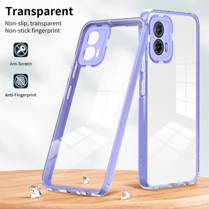 Bild 2, Motorola Moto G73 5G Skal Hybrid Lila