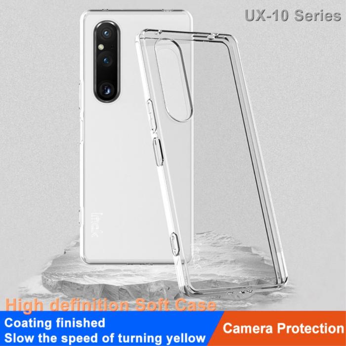 Bild 2, IMAK Sony Xperia 1 V Skal Flexibel TPU Transparent