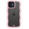 holdit iPhone 12/12 Pro Skal Wavy Pink Transparent