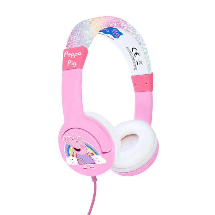 Bild 1, Peppa Pig Hörlur För Barn On-Ear Prinsessan Peppa