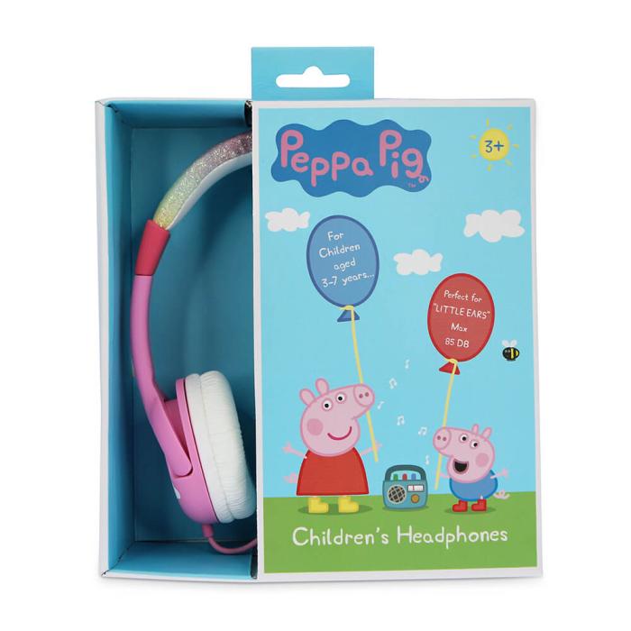 Bild 2, Peppa Pig Hörlur För Barn On-Ear Prinsessan Peppa