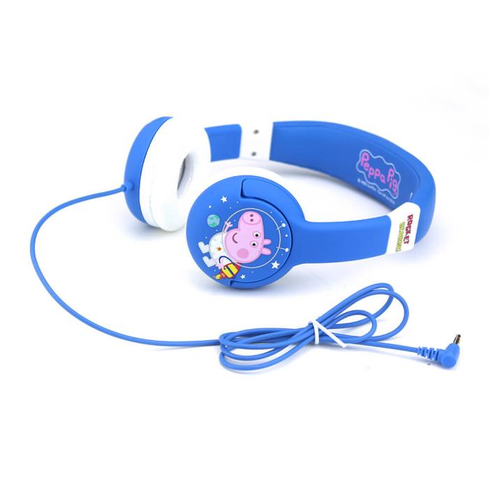 Bild 3, Peppa Pig Hörlur För Barn On-Ear George Rocket