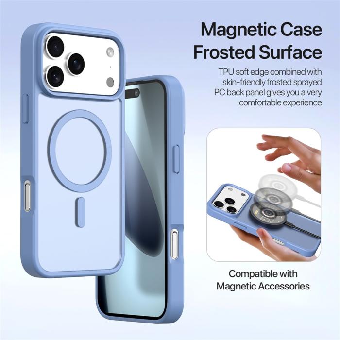 Bild 6, DUX DUCIS iPhone 17 Pro Max 2in1 Magnet Fodral Lawa Series Blå