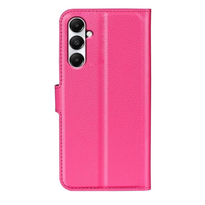 Bild 6, Samsung Galaxy A05s 4G Fodral Litchi Läder Rosa