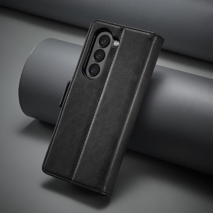 Bild 6, LC.IMEEKE Galaxy Z Fold 5 Fodral RFID Läder Svart