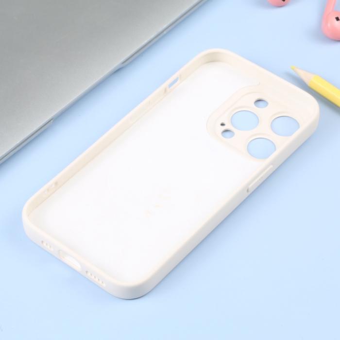 Bild 4, iPhone 15 Pro Skal MagSafe Liquid Silikon Vit