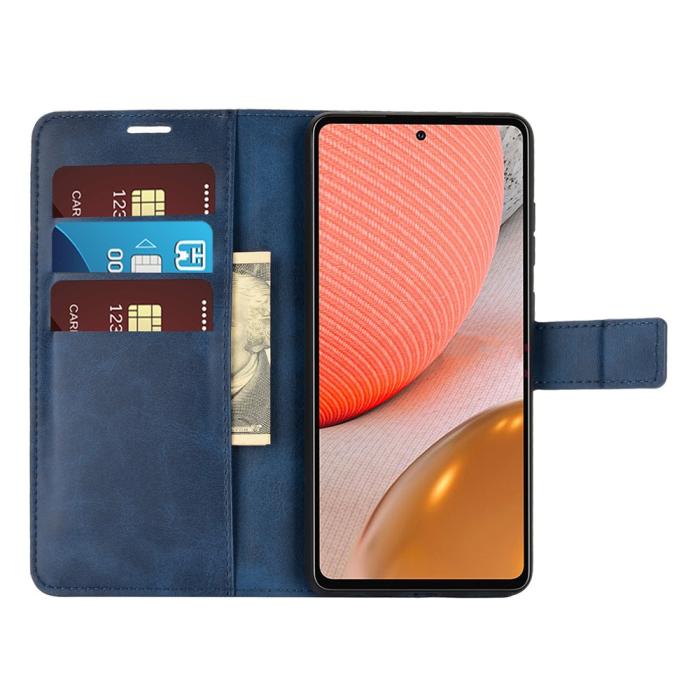 Bild 5, Samsung Galaxy A72 - Plånboksfodral - Blå