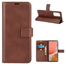 Samsung Galaxy A72 - Pl&aring;nboksfodral - Brun