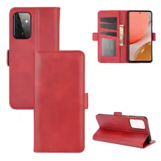 Samsung Galaxy A72 - Fodral Med Magnetisk St&auml;ngning - R&ouml;d