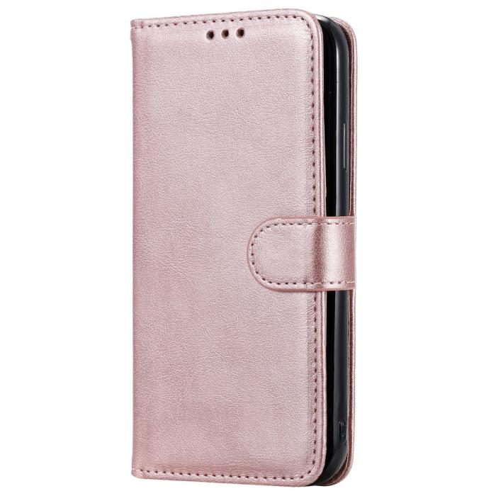 Bild 2, iPhone 11 - Plånboksfodral/Magnet Skal 2in1 - Roséguld