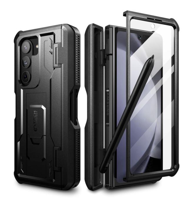 Bild 1, Tech-Protect Galaxy Z Flip 5 Skal Kevlar Pro Pen Svart