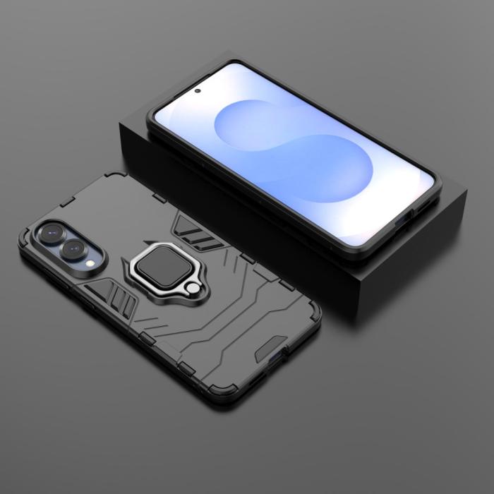 Bild 6, Samsung Galaxy S25 Edge Skal Ring Hybrid Armor Svart