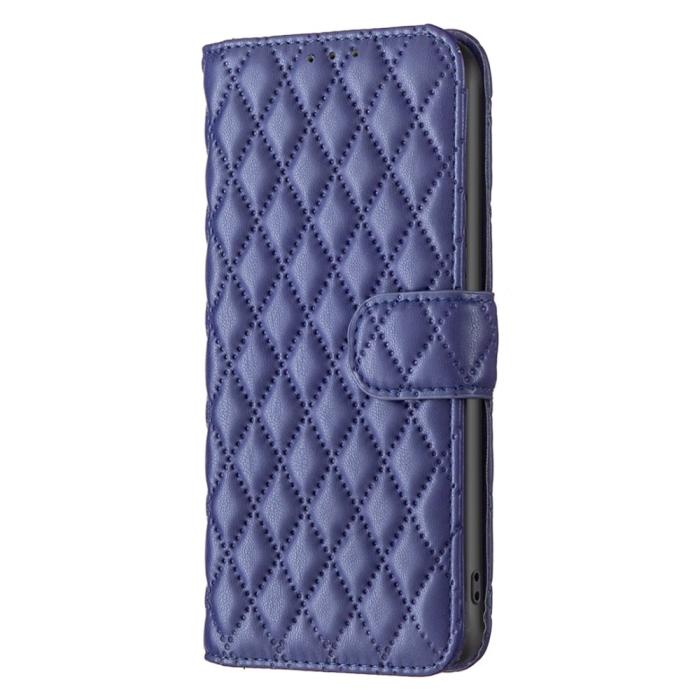 Bild 6, Samsung Galaxy A34 5G Fodral Diamond Läder Blå