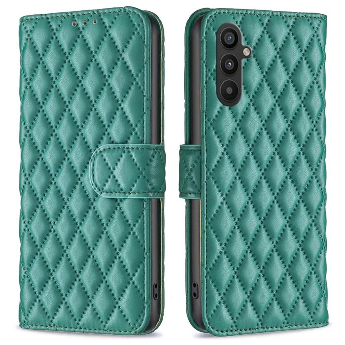 Bild 1, Samsung Galaxy A34 5G Fodral Diamond Läder Grön