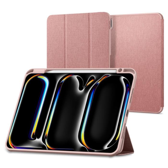 Bild 1, Spigen iPad Pro 13 2024 Fodral Urban Fit Roséguld