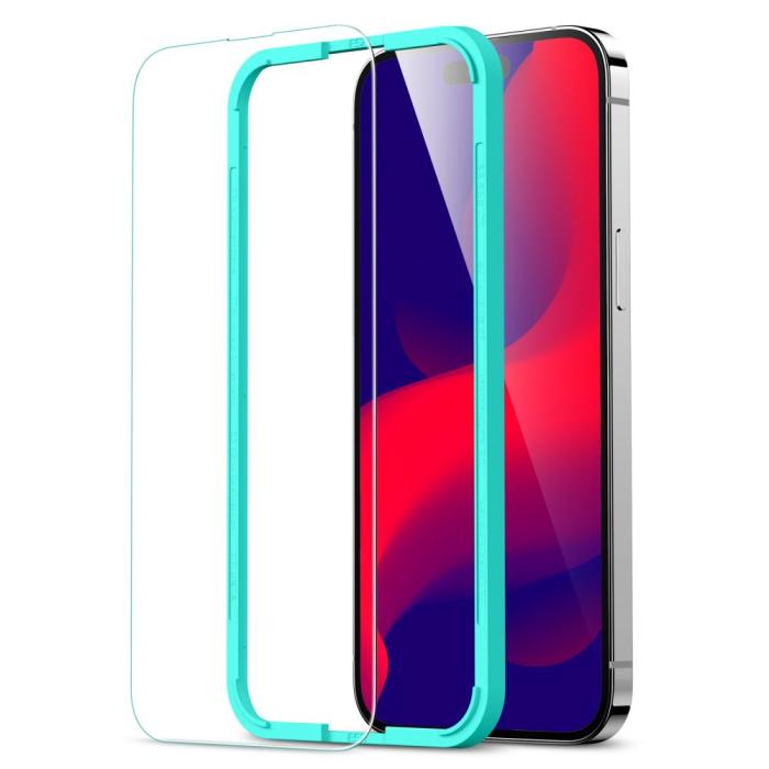 Bild 3, ESR iPhone 14 Pro Skärmskydd SHIELD Inkl. Ram Transparent
