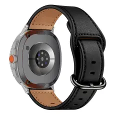 KALEBOL Galaxy Watch 8 46/44/40 mm Armband &Auml;kta L&auml;der