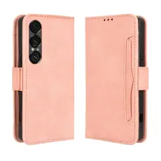 Sony Xperia 1 VII Fodral Med Avtagbart Kortfodral Rosa
