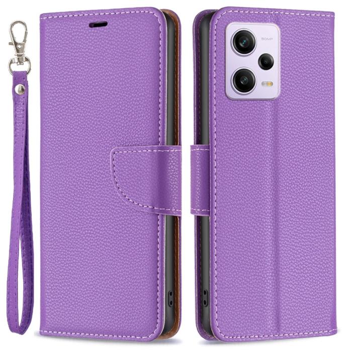 Bild 1, Xiaomi Redmi Note 12 Pro 5G Fodral Shark Solid Läder Lila