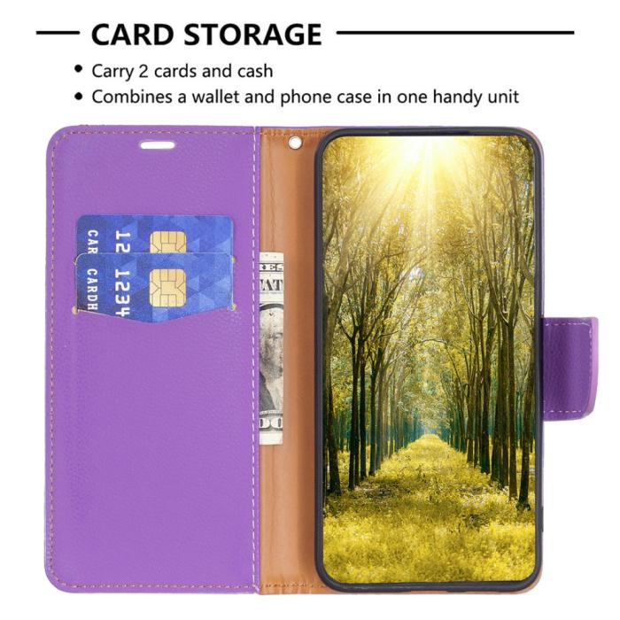 Bild 2, Xiaomi Redmi Note 12 Pro 5G Fodral Shark Solid Läder Lila