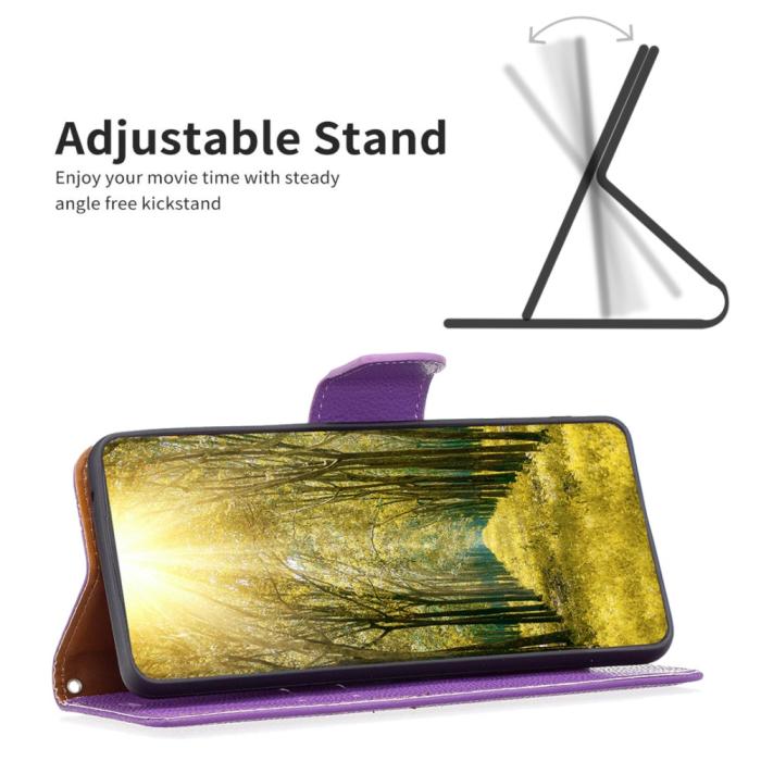 Bild 3, Xiaomi Redmi Note 12 Pro 5G Fodral Shark Solid Läder Lila