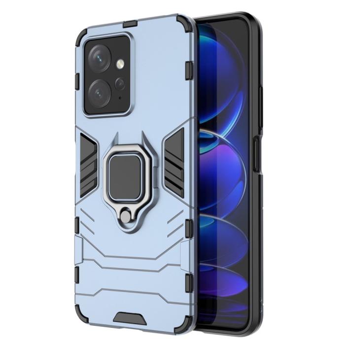 Bild 1, Xiaomi Redmi Note 12 4G Skal Ring Hybrid Armor Blå