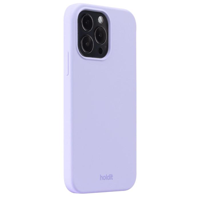 Bild 2, holdit iPhone 15 Pro Max Mobilskal Silikon Lavender