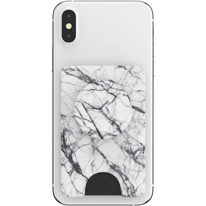 Bild 8, PopSockets PopWallet+ Avtagbar Mobil Plånbok Dove White Marble