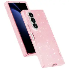 Samsung Galaxy Z Fold 8 Ultra Skal Glitter TPU Rosa