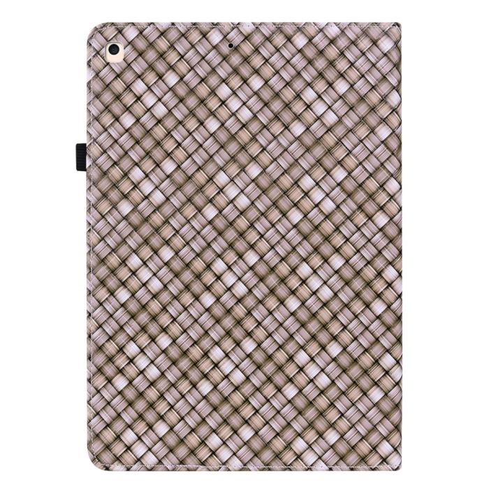 Bild 3, iPad 10.2 2019/2020/2021 Fodral Vävd Textur Brun