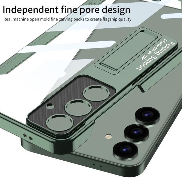 Bild 5, GKK Galaxy S24 Plus Skal Hybrid Kickstand Silver