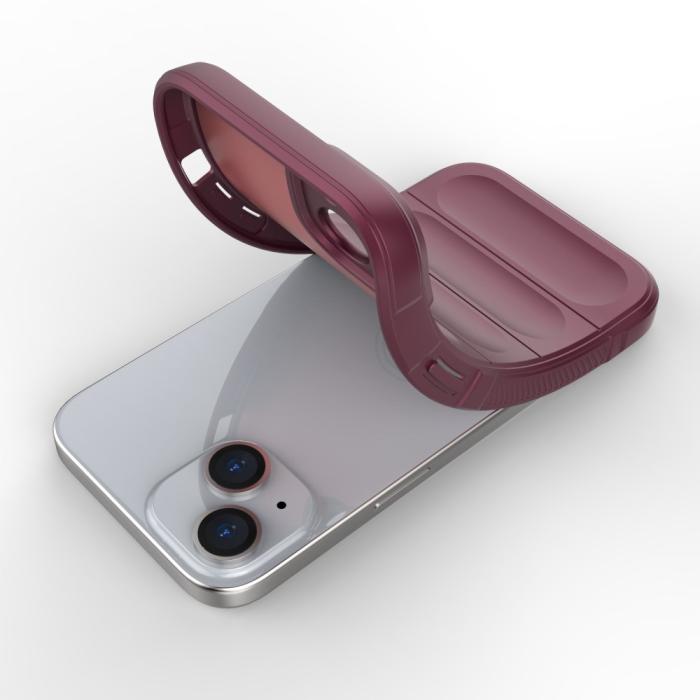 Bild 5, iPhone 15 Plus Skal Magic Shield Vinröd