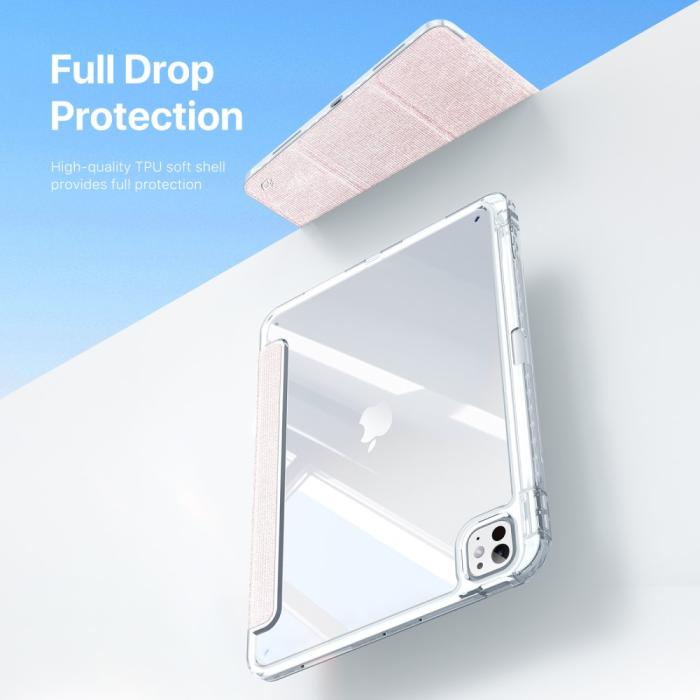 Bild 6, DUX DUCIS iPad Pro 11 2024 Fodral Penhållare Ljus Rosa