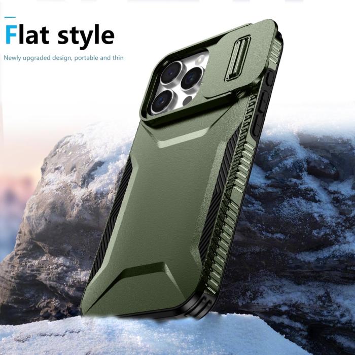 Bild 5, iPhone 16 Pro Skal CamShield Hybrid Grön