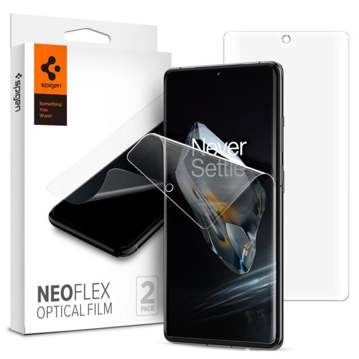 Bild 1, Spigen OnePlus 12 2-PACK Skärmskydd NeoFlex Transparent