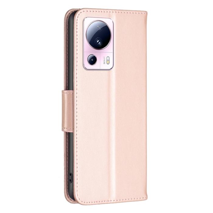 Bild 3, Xiaomi 13 Lite 5G Fodral Med Fjäril Tryck Roséguld