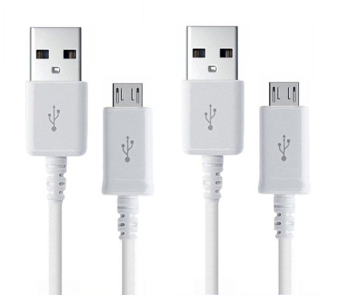 Bild 1, 2-Pack - 3 Meter Micro-USB Laddningskabel Samsung/Sony/Huawei/LG