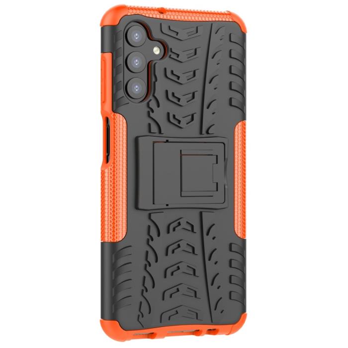 Bild 3, Samsung Galaxy A04s / A13 5G Stöttåligt Skal med Stöd Orange