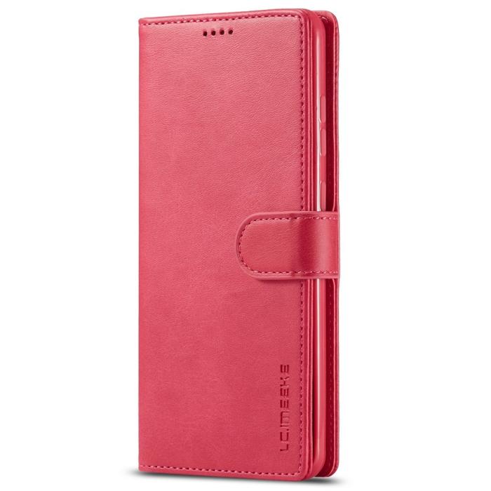 Bild 4, LC.IMEEKE Samsung Galaxy A23 5G Fodral Läder Röd/Rosa