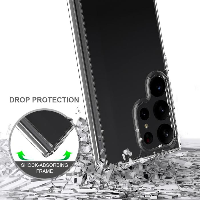 Bild 5, Samsung Galaxy S23 Ultra Skal Shockproof Akryl/TPU Transparent