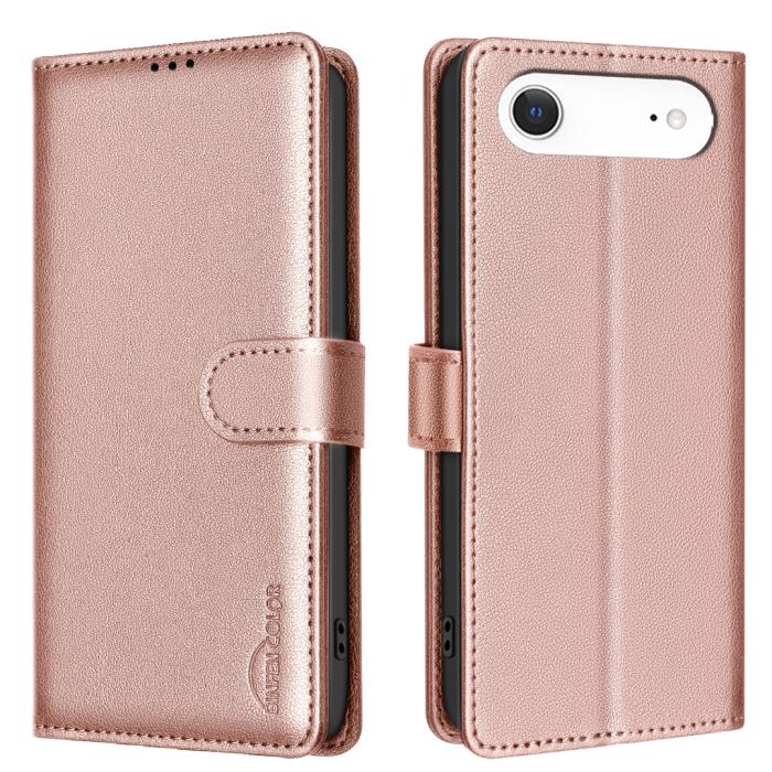 Bild 1, BINFEN iPhone Air Fodral RFID Läder Roséguld