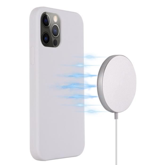 Bild 3, iPhone 15 Pro Skal MagSafe Silikon Vit