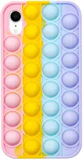 iPhone XR - Pop It Fidget Skal - Multicolor