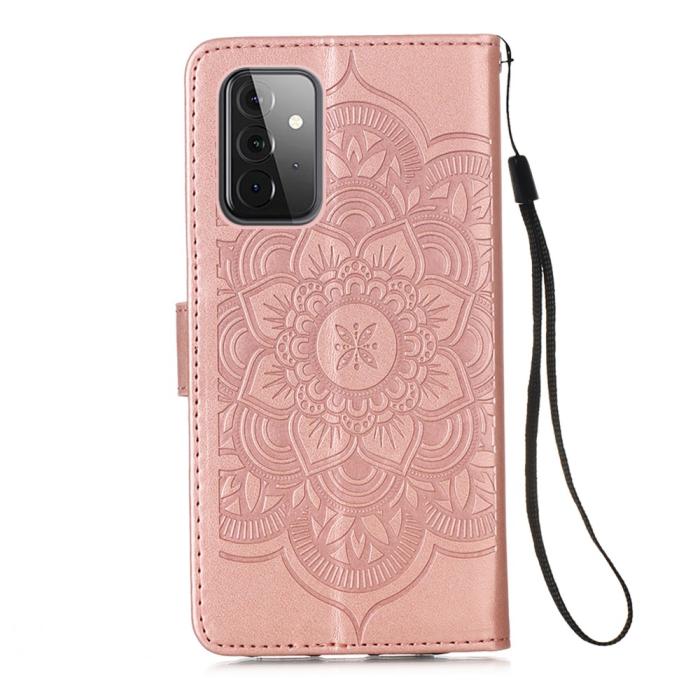 Bild 2, Samsung Galaxy A72 - Dream Catcher Fodral - Roséguld