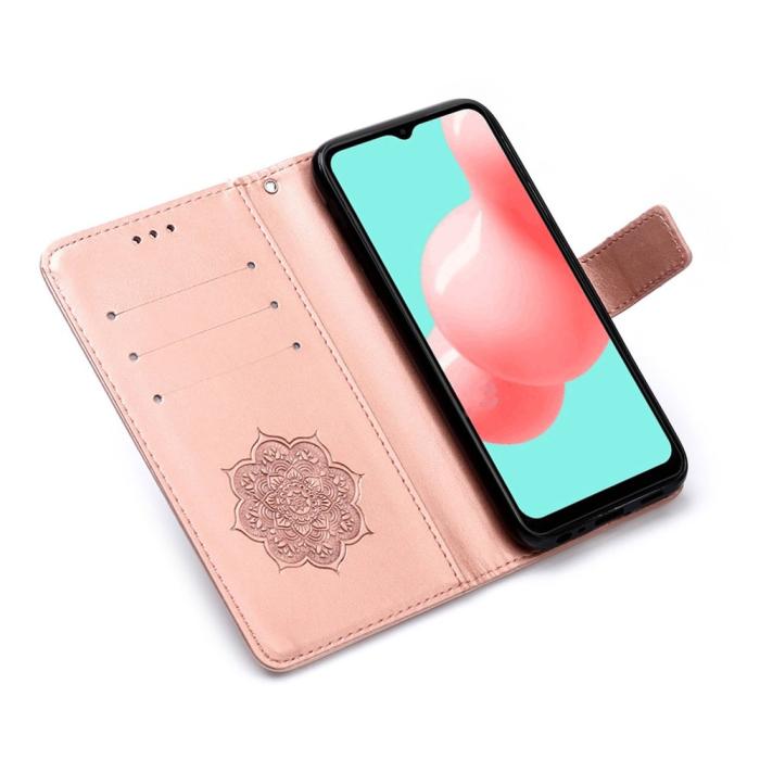 Bild 4, Samsung Galaxy A72 - Dream Catcher Fodral - Roséguld