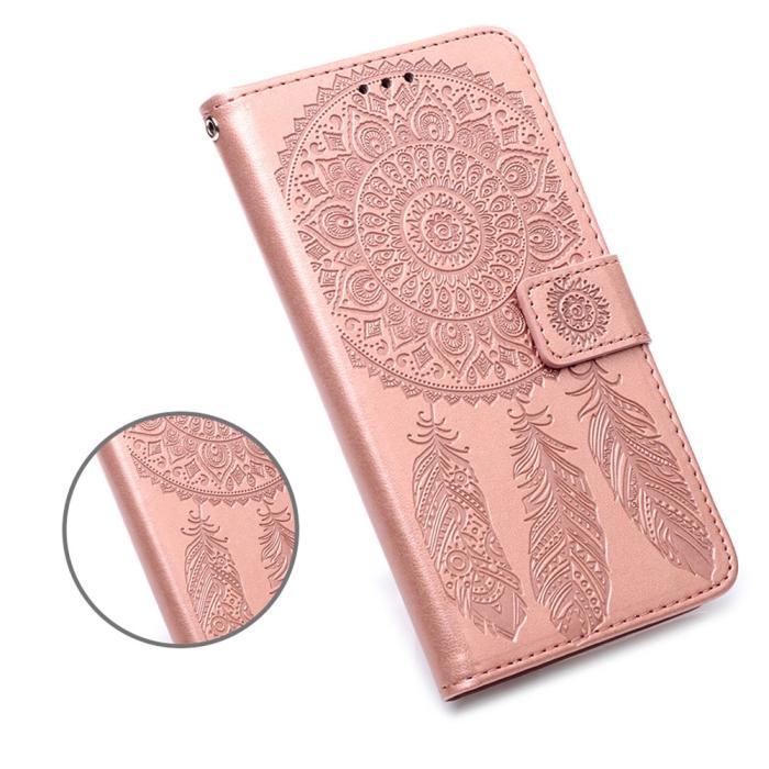 Bild 5, Samsung Galaxy A72 - Dream Catcher Fodral - Roséguld