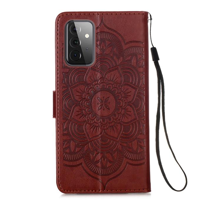 Bild 2, Samsung Galaxy A72 - Dream Catcher Fodral - Brun
