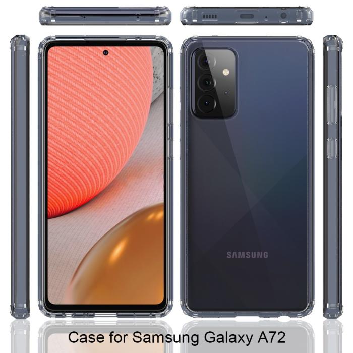 Bild 2, Samsung Galaxy A72 - Akryl/TPU Transparent Skal