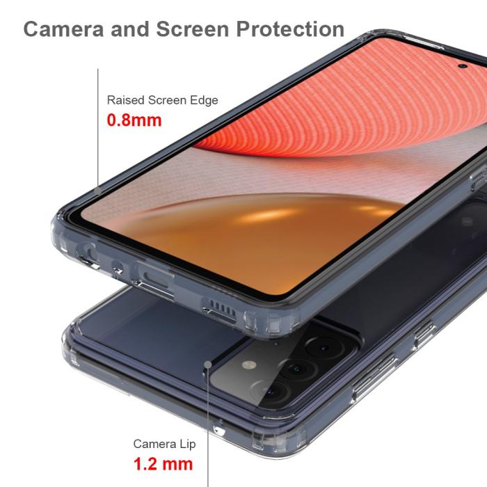 Bild 4, Samsung Galaxy A72 - Akryl/TPU Transparent Skal