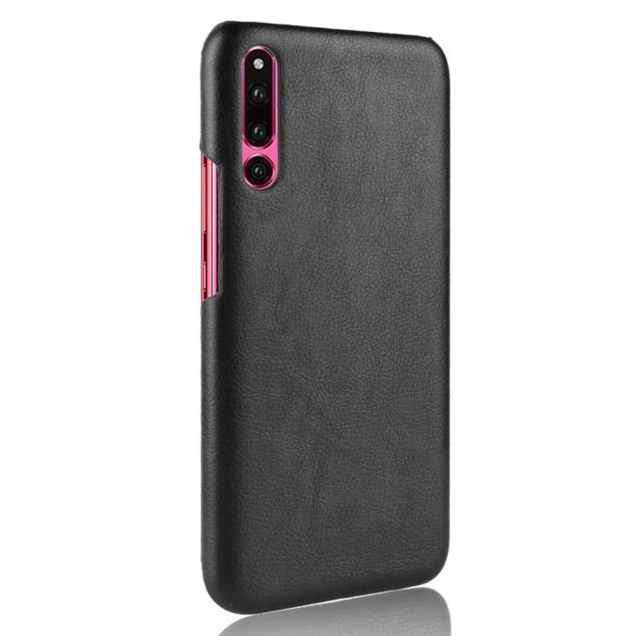 Bild 4, Huawei P30 - Litchi skal - Svart